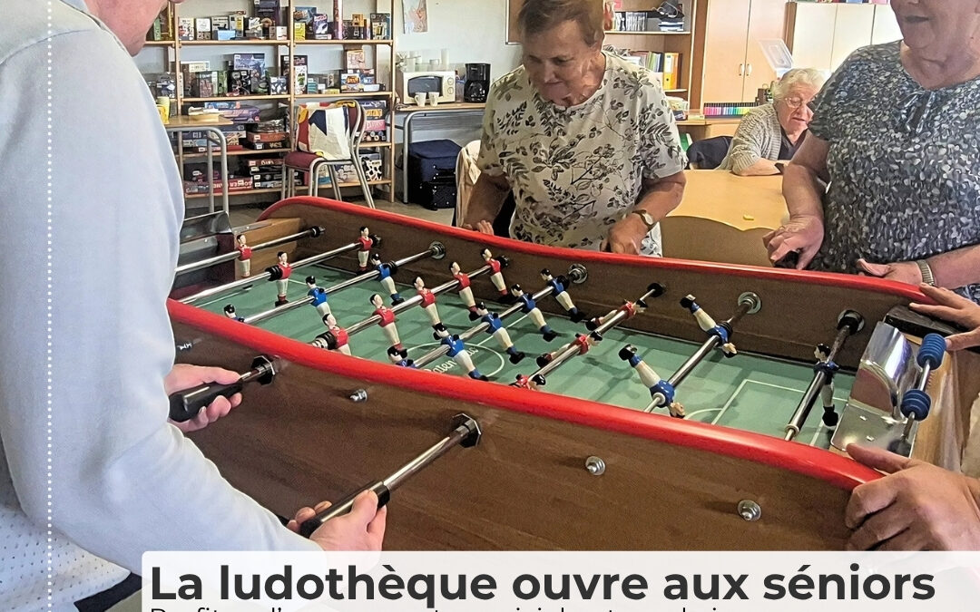 La ludothèque ouvre aux séniors