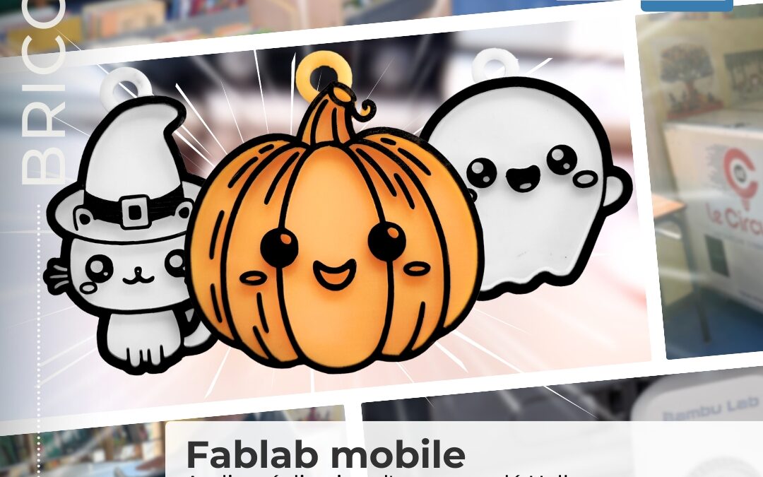 Fablab mobile – Porte-clé Halloween