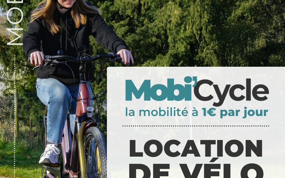 Mobi’Cycle, la location de vélo à 1€ par jour