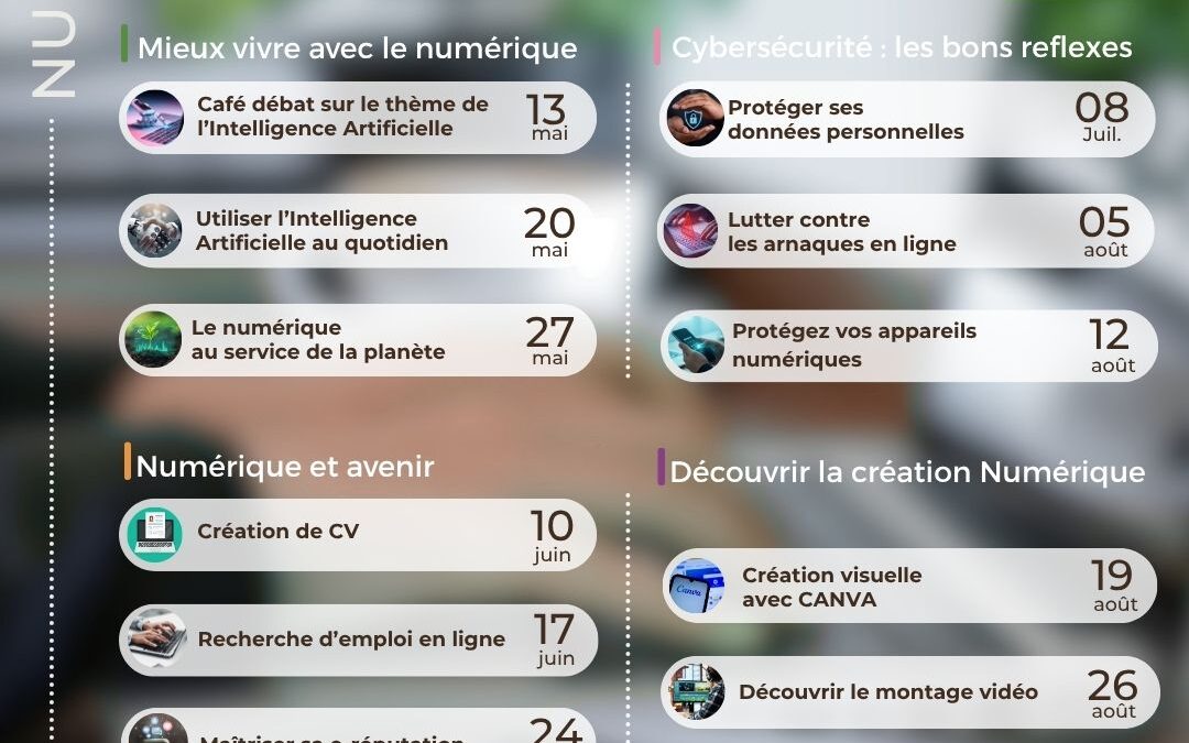 Les ateliers du conseiller numérique