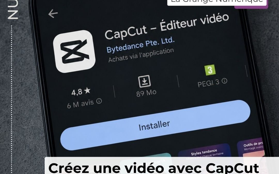 Créez une vidéo avec CapCut