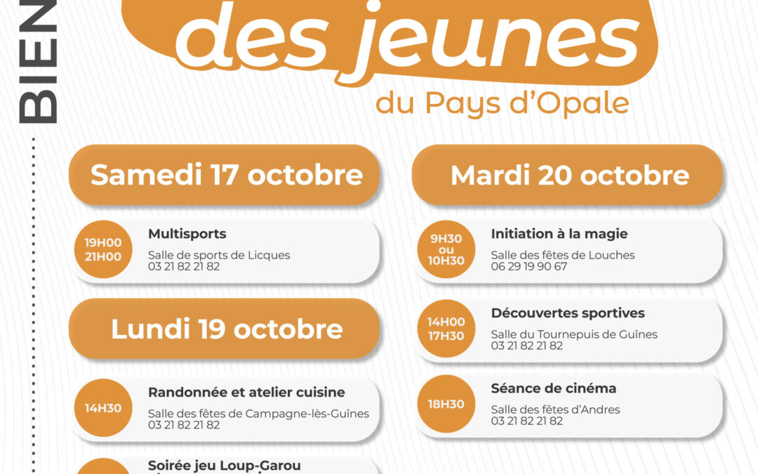 Semaine des jeunes au Pays d&rsquo;Opale 2026